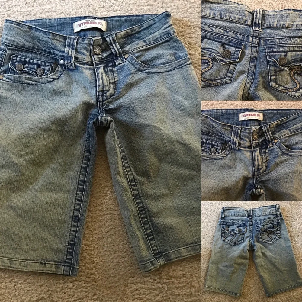 HYDRAULIC Denim SHORTS Size 1 / 2 - Picture 2 of 7
